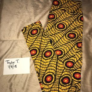 Lularoe OS leggings EUC